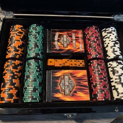 Harley Davidson Poker Chip Set
