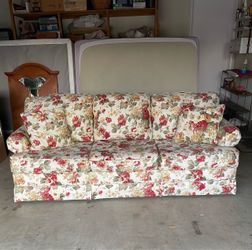 Angie Graham Flower-Pattern Sofa