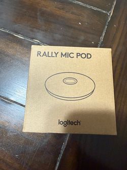Logitech - Rally Mic Pod, Modular Microphone
