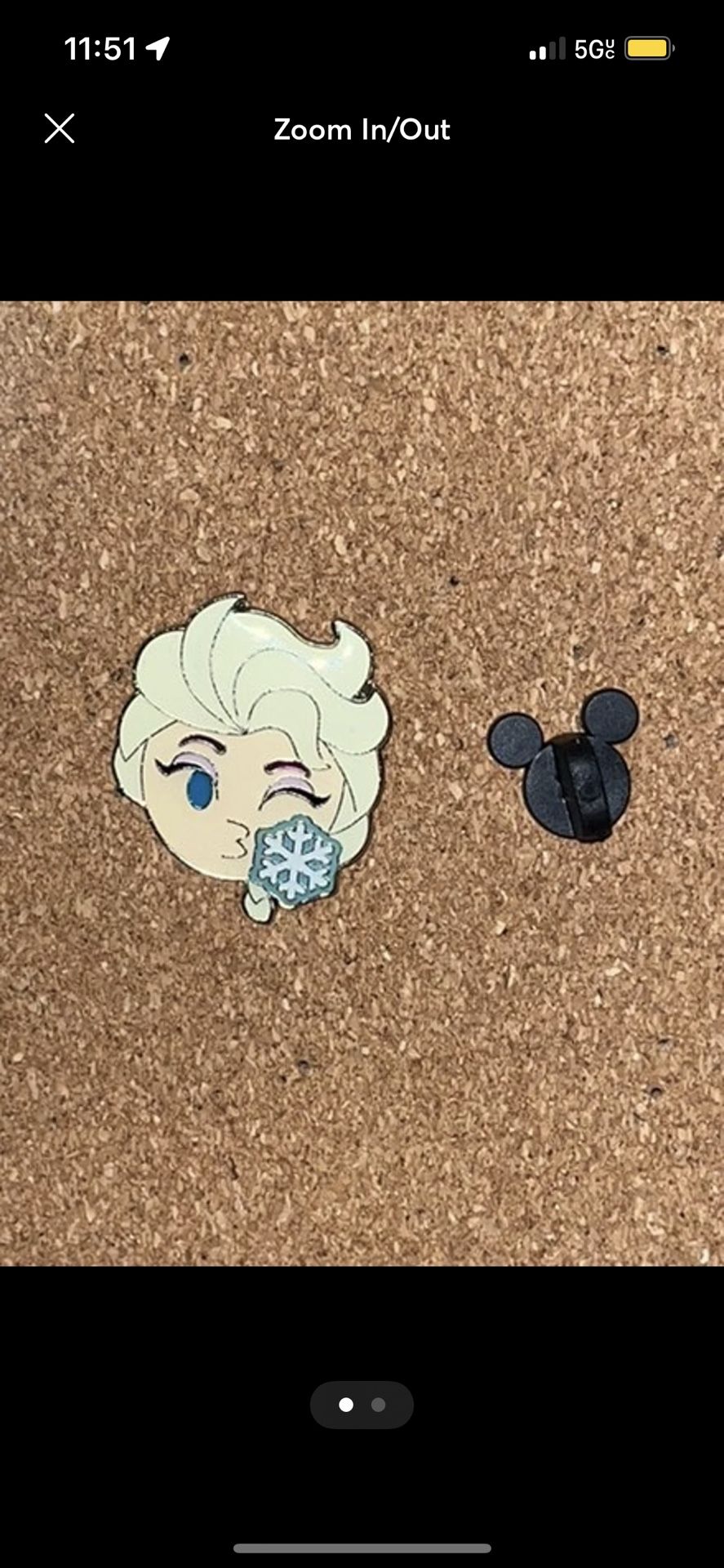 Disney Elsa Emoji Pin 
