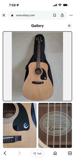 Epiphone PR-150 NA Dreadnought Acoustic Guitar 6-String Natural Right-Handed