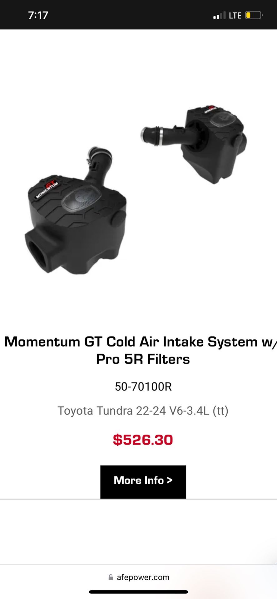  Afe Cold Air Intake 