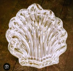 Vintage shell trinket glass vanity