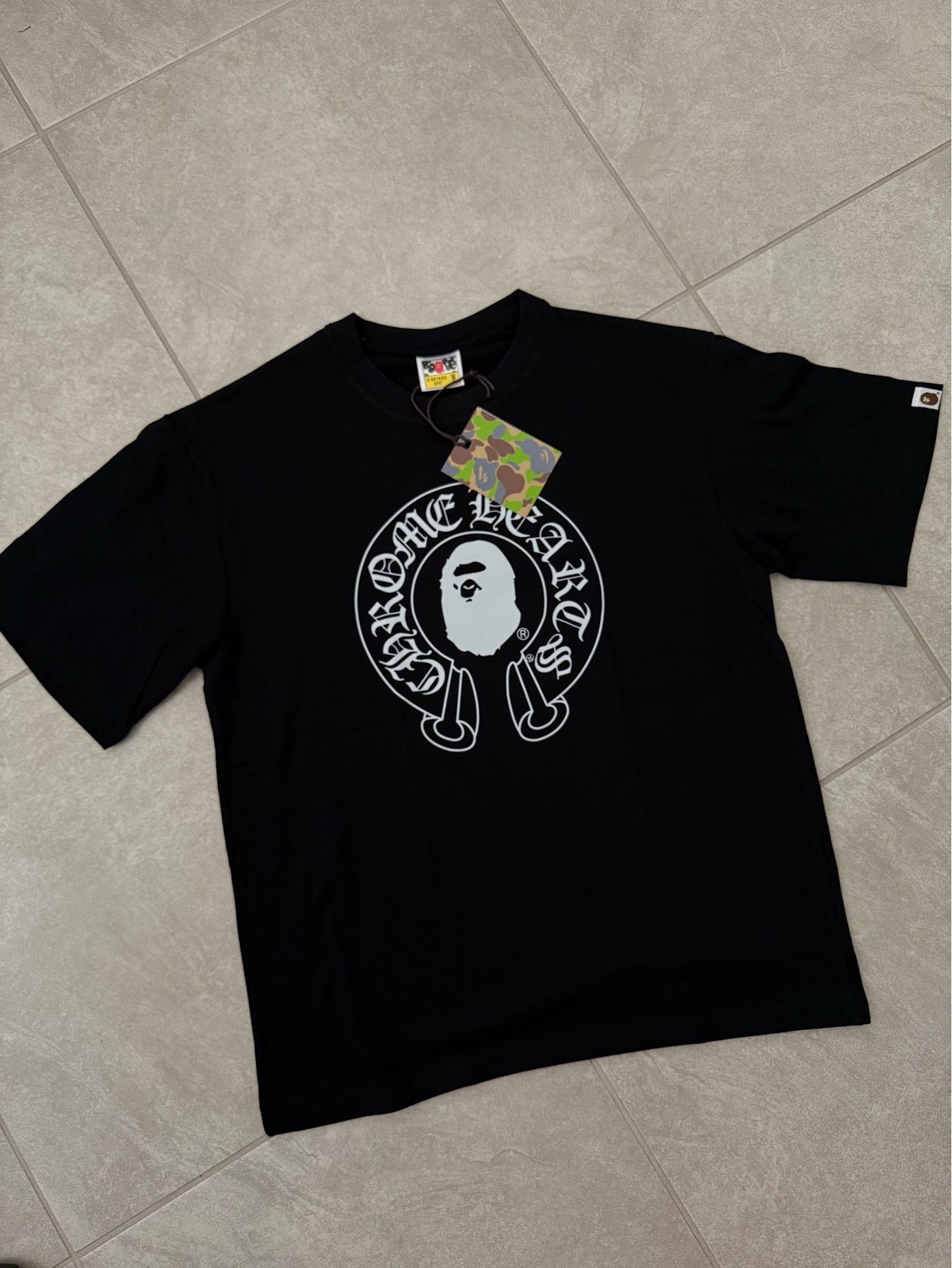 BAPE x Chrome Hearts Graphic Tee