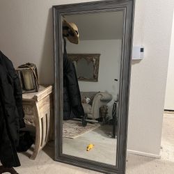 Grey blue Mirror