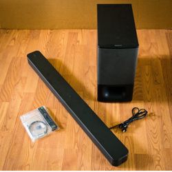 Sony Sound Bar And Subwoofer Set