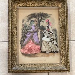 3D French Shadowbox From ‘La Mode Illustree’