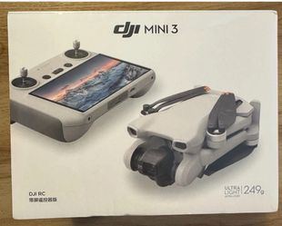 DJI Mini 3 Drone with DJI RC Remote Controller + 51min intelligent battery and propellers guard pack