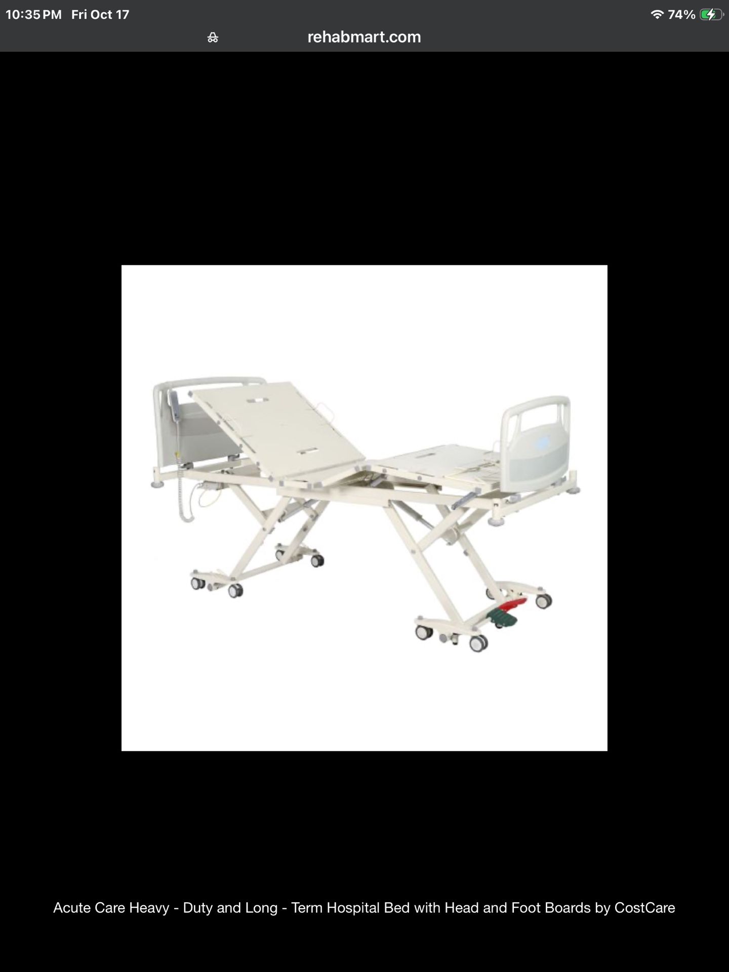 Heavy Duty Fully Electric Bed Frame With 2 Remotes And All Accessories