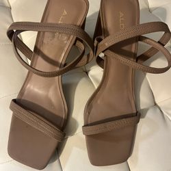 Aldo Beige Heels 