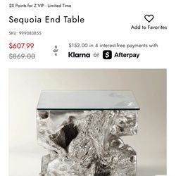 ZGallerie Sequoia End Table