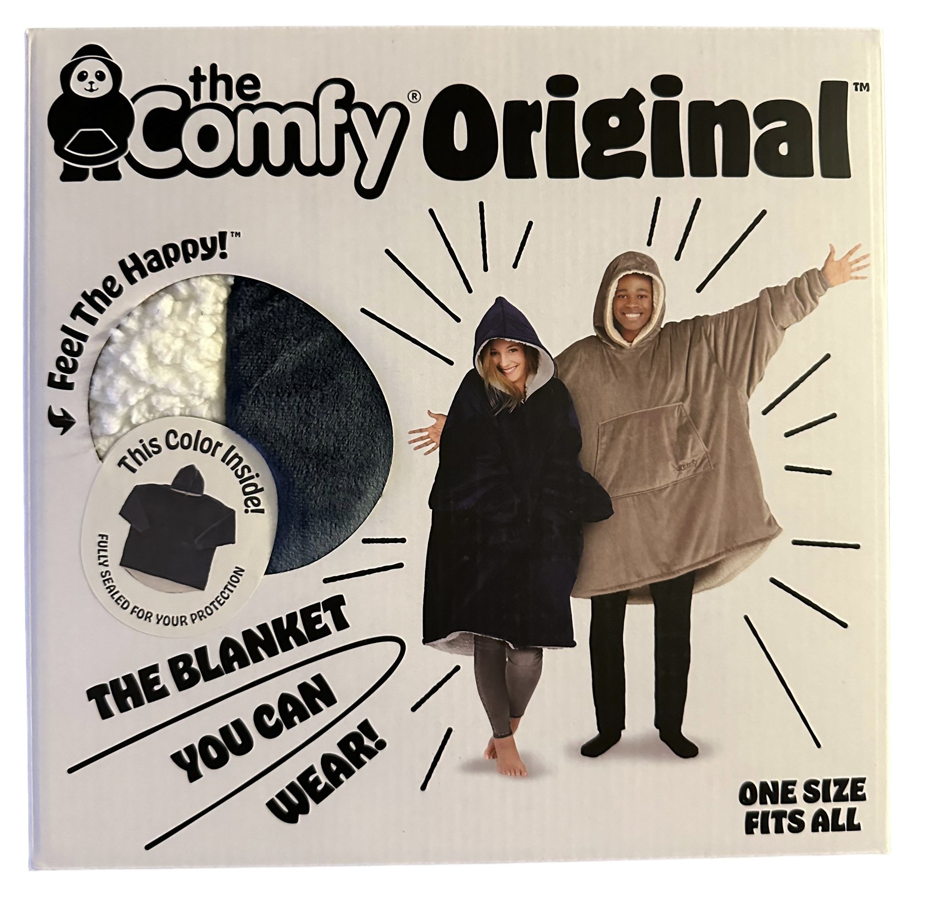 The Comfy Original Sweatshirt Wearable Blanket Blue One Size Brand New NIB