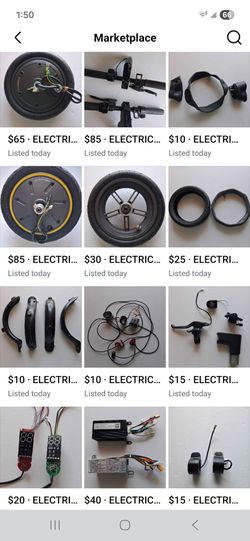 ELECTRIC SCOOTER PARTS DIFFERENT PRICES AND REPAIRS