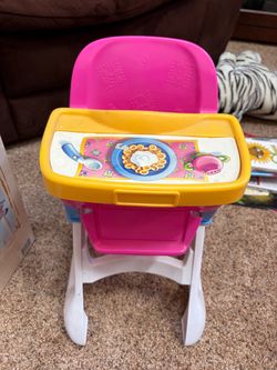 Adorable doll high chair