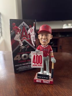 Mike Trout Angels 400 HR Bobblehead