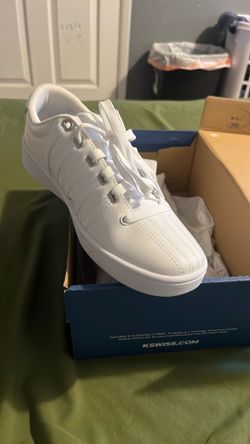 White brand new girl shoes