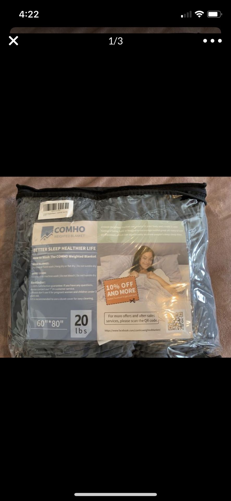 Brand new weighted blankets 20 lbs queen