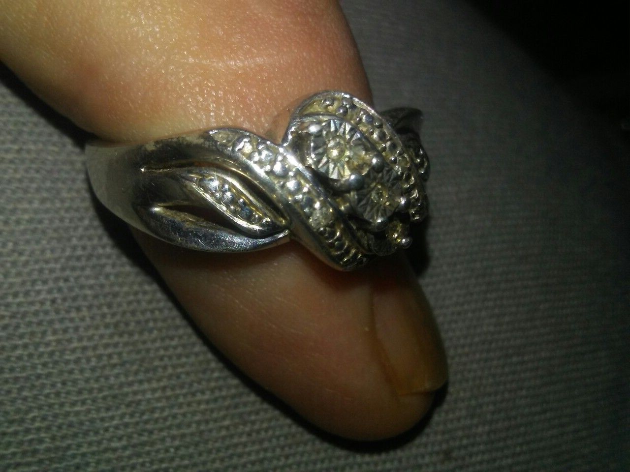 Sterling silver ring very old