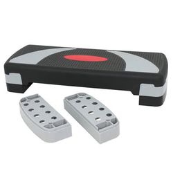 New 30'' Adjustable Workout Aerobic Step Platform W/4 Risers 4’’- 6’’- 8’’, Exercise Stepper Non-Slip