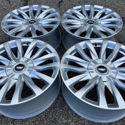 22” OEM FACTORY CADILLAC ESCALADE PLATINUM LUXURY GMC DENALI YUKON CHEVY TAHOE SUBURBAN ORIGINAL
