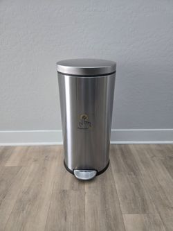 Simplehuman Round Step Trash Can - Brushed Stainless Steel