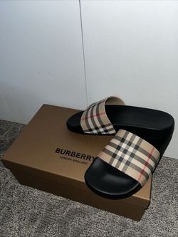 Burberry slides