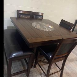 New 5pc Counter Height Set 