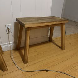 Wooden Bench (2) IKEA BASTUA (limited-edition IKEA × Marimekko, 2023)