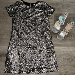 Girls Sequins Dress