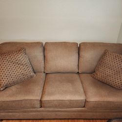 Beautiful Light Brown Couch 