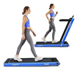 $300 COSTWAY GOPLUS SUPERFIT FOLDAWAY ELECTRIC TREADMILL 
