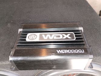 DB Drive WDX1000.1 Class D Mono Amplifier