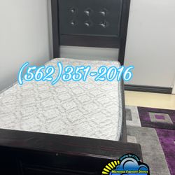 Twin Wooden Bed Frame With Mattresses New Colchones Bonitos 