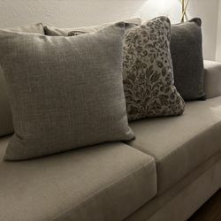 Beige Sectional With Chaise