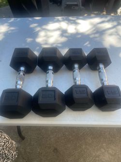 CAP Barbell, 20lb Rubber Hex Dumbbell, Single