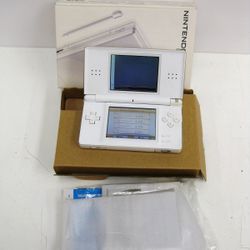 Nintendo DS Lite Game Console System White CIB