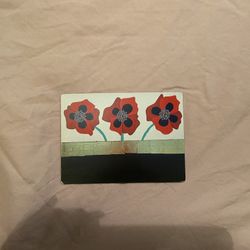 Red poppy magnet