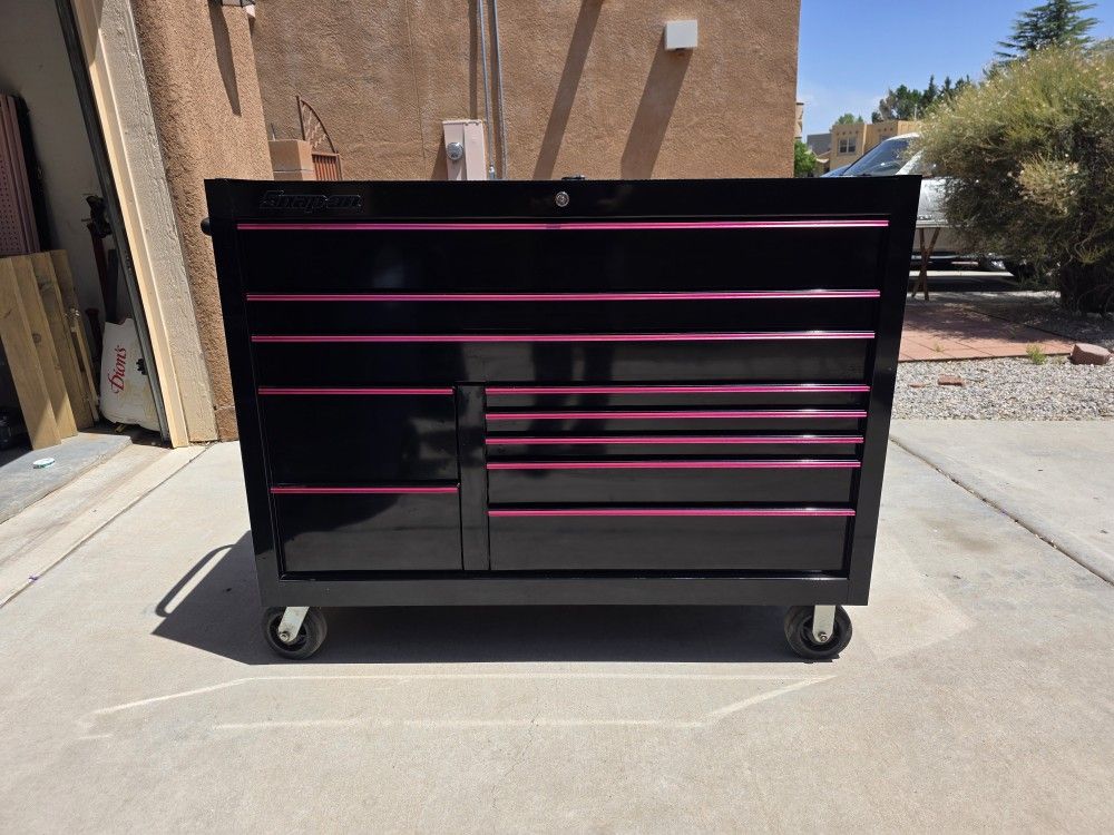 Snapon 55" Tool Box Breast Cancer Edition