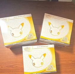 Pokemon 30th Anniversary Celebration Elite Trainer Box ETB