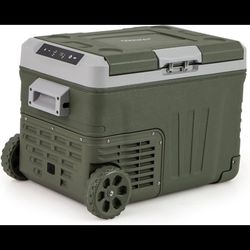 Portable Car Refrigerator Freezer 54QT (51L) – 12V/110V Camping Fridge – New