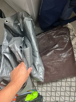 2 large tarps