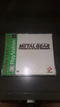 Metal Gear Solid – PS1 Greatest Hits – 2 Disc – Original PlayStation