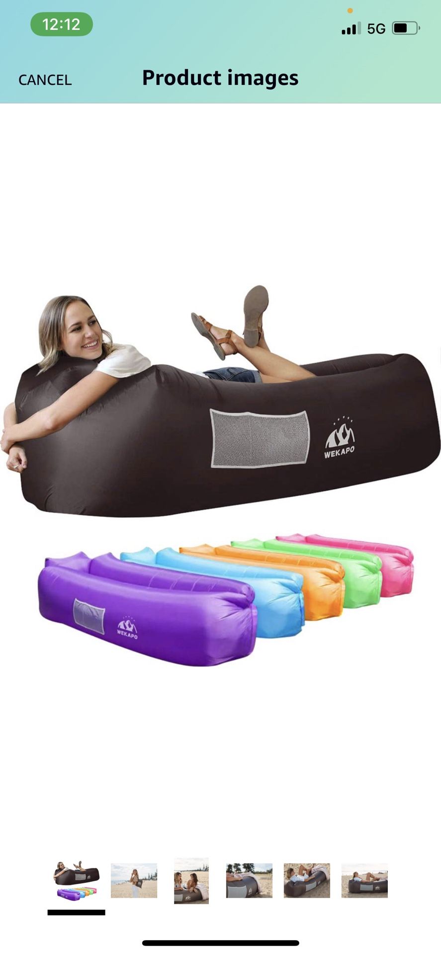 Wekapo  Inflatable Lounger New 