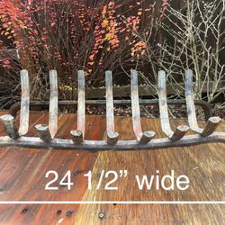 Steel Fireplace Log Grate, 24 1/2 inches wide
