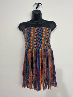 House of Harlow New Multi-colored Tube Top Corset Bustier
