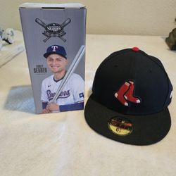 Sox Sports Hat And Bobblehead 