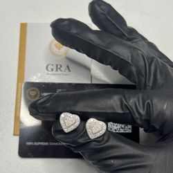 VVS Heart Earrings