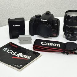 Canon EOS Rebel XS (1000D) DSLR + Canon 17-85mm Lens Kit - Excellent Condition!