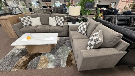 2 PC SOFA AND LOVESEAT