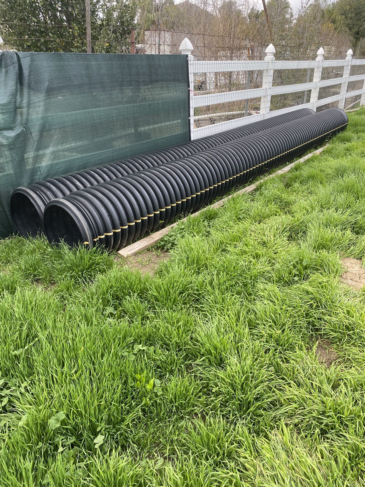 Drainage Pipes 20ft Long